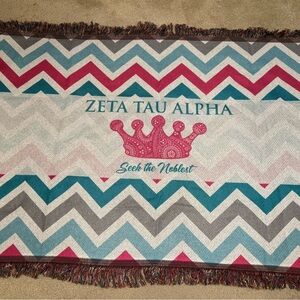 Zeta Tau Alpha Throw Blanket